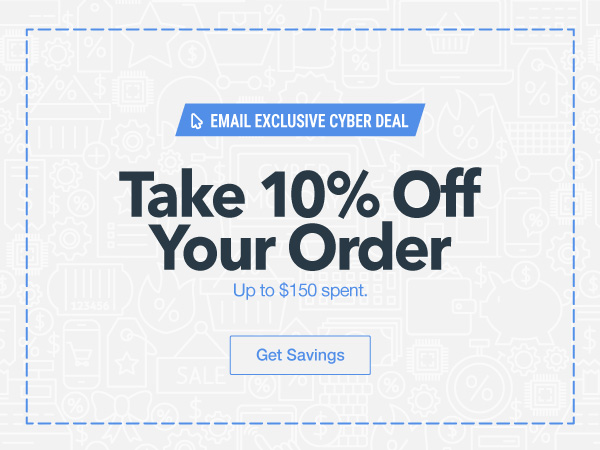 Email Exclusive: 10% Off Orders up to $150 spent.