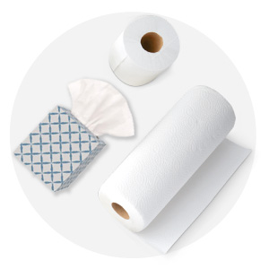 10% off tissues, paper towels and toilet paper