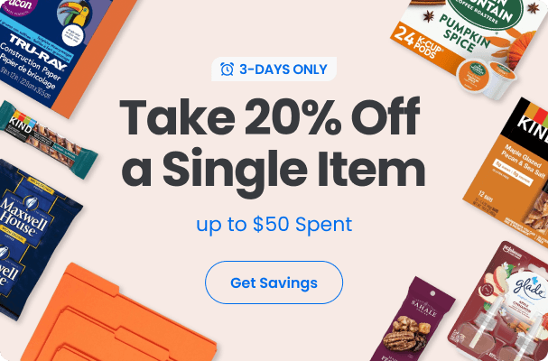20 off single item