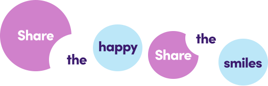 Share the happy, share the smiles