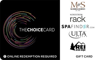 The ChoiceCard Gift Card
