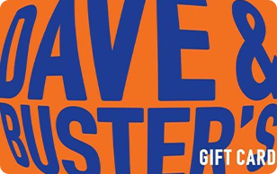 Dave and Busters gift card