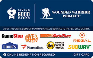 Wounded Warrior Gift Card