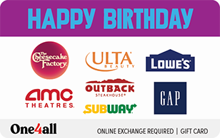 Happy Birthday Gift Card