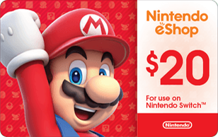 Nintendo gift card