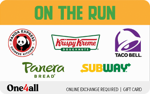 One4all One the Run gift card