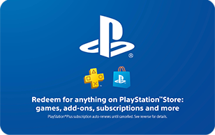 PlayStation gift card