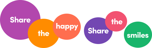 Share the happy, share the smiles