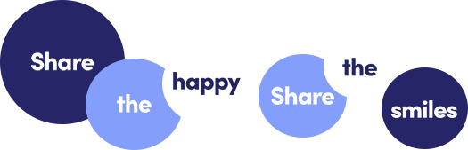 Share the happy, share the smiles