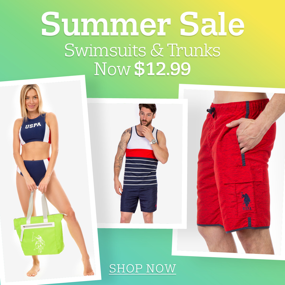 Summer Sale Swimsuits and Tanks now $12.99