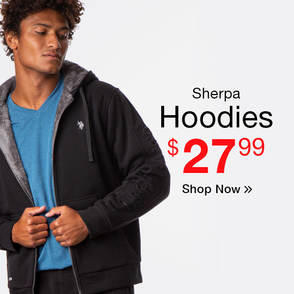 Sherpa Hoodies $27.99 Shop Now