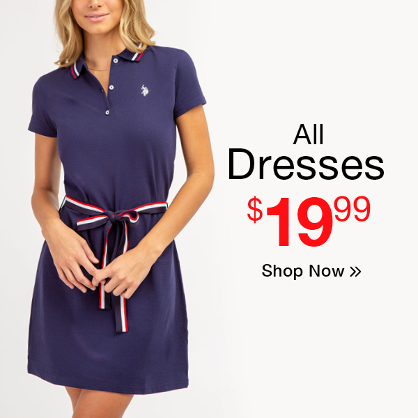 All Dresses $19.99 Shop now
