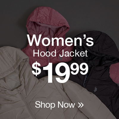 Women's hood jacket $19.99 Shop now