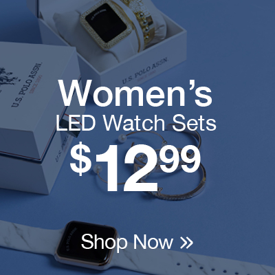 Women's LED watch sets $12.99 shop now