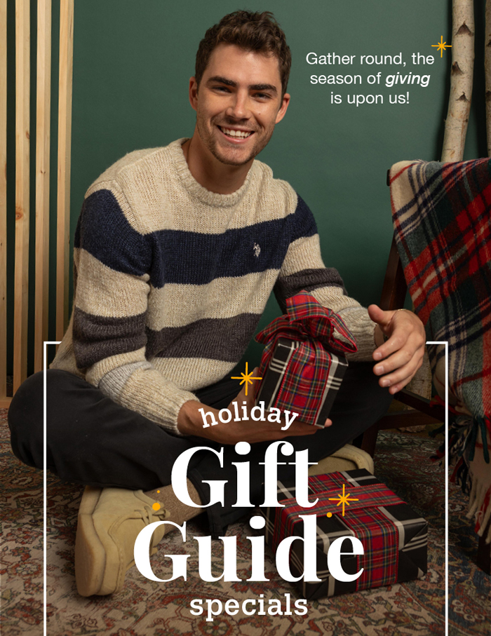 Gather round, the season of giving is upon us! Holiday Gift Guide Specials