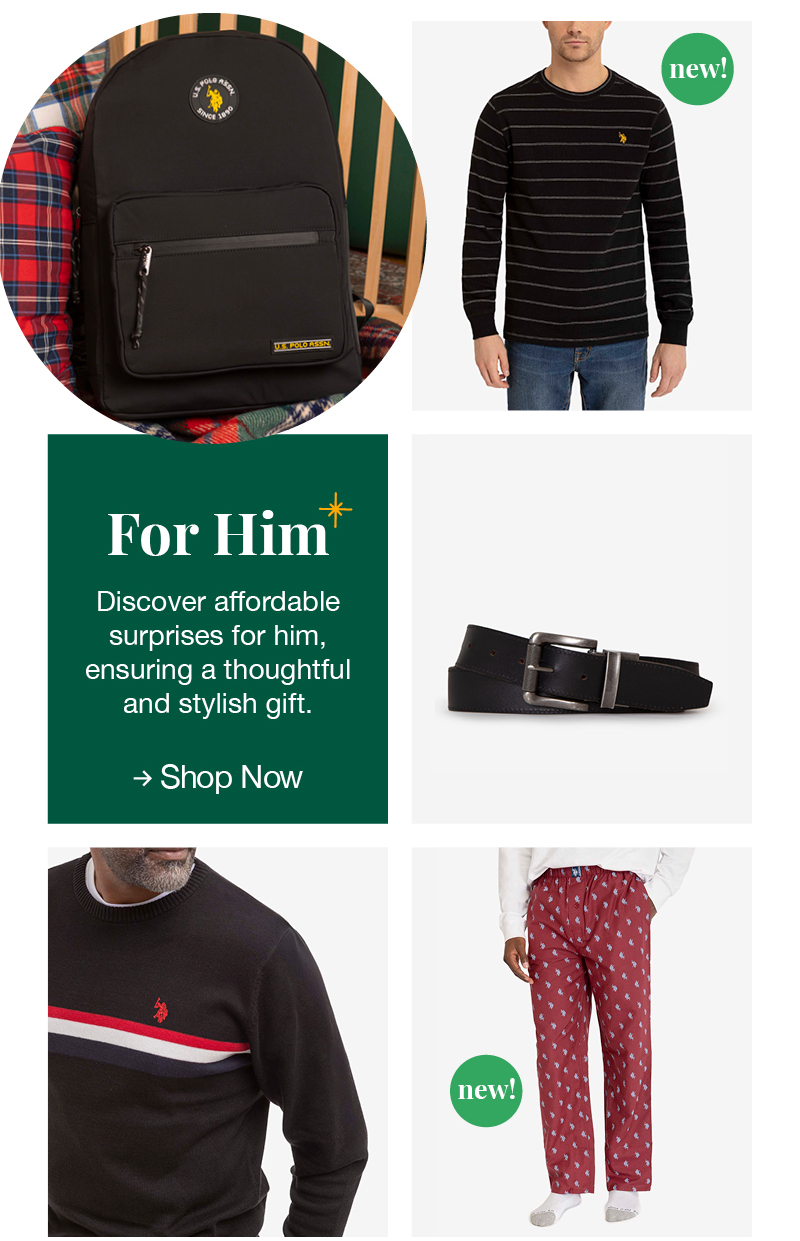For him: Discover affordable surprises for him, ensuring a thoughtful and stylish gift. Shop now