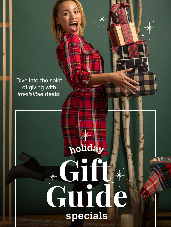 Dive into the spirit of giving with irresistible deals! Holiday gift guide specials