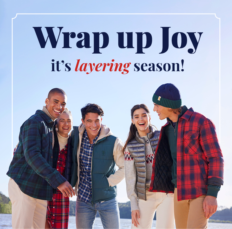 Wrap up joy it's layering season!