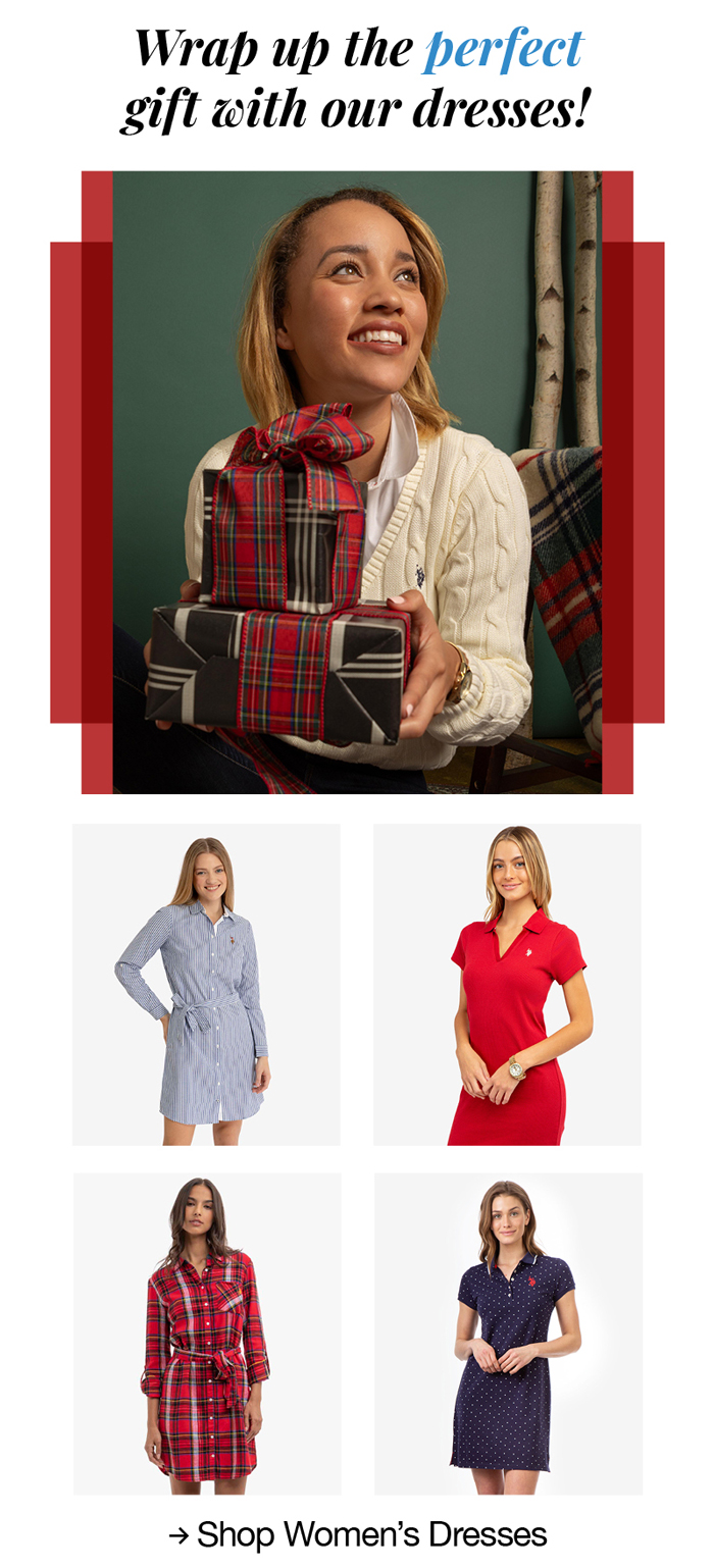 Wrap up the perfect gift with our dresses! Shop women's dresses