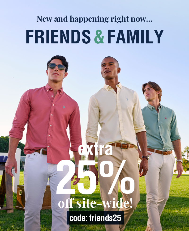 New and happening right now... Friends & Family: Extra 25% off site-wide! code:friends25 Shop now