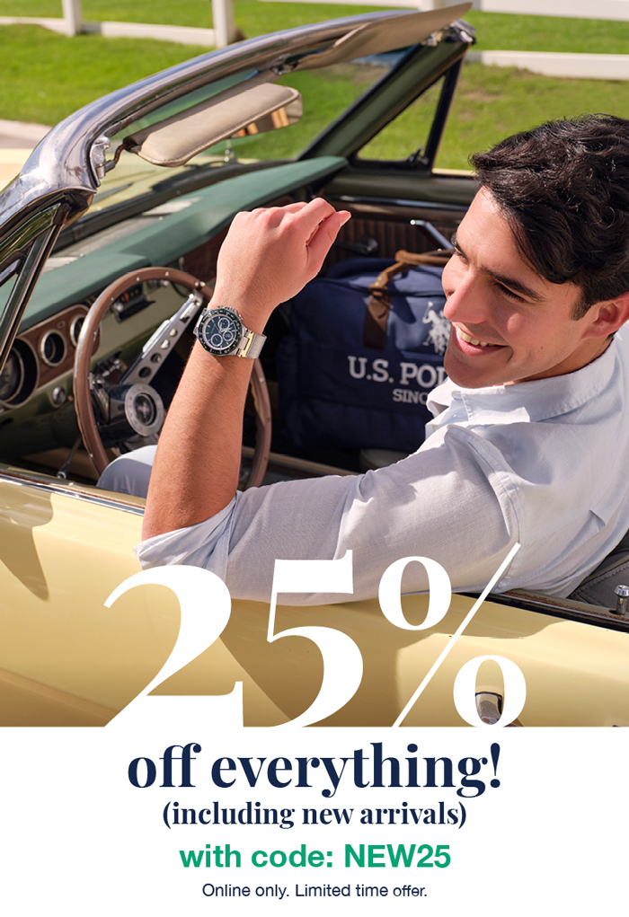 25% off everything! (including new arrivals) with code: NEW25 Online only. Limited time offer.