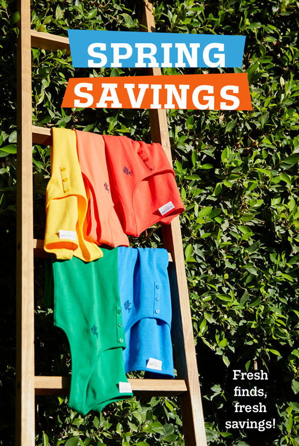 Spring Savings! Fresh finds, fresh savings!