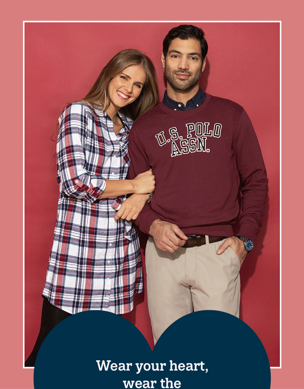 Wear your heart, wear the trend! Discover our valentine's day looks!