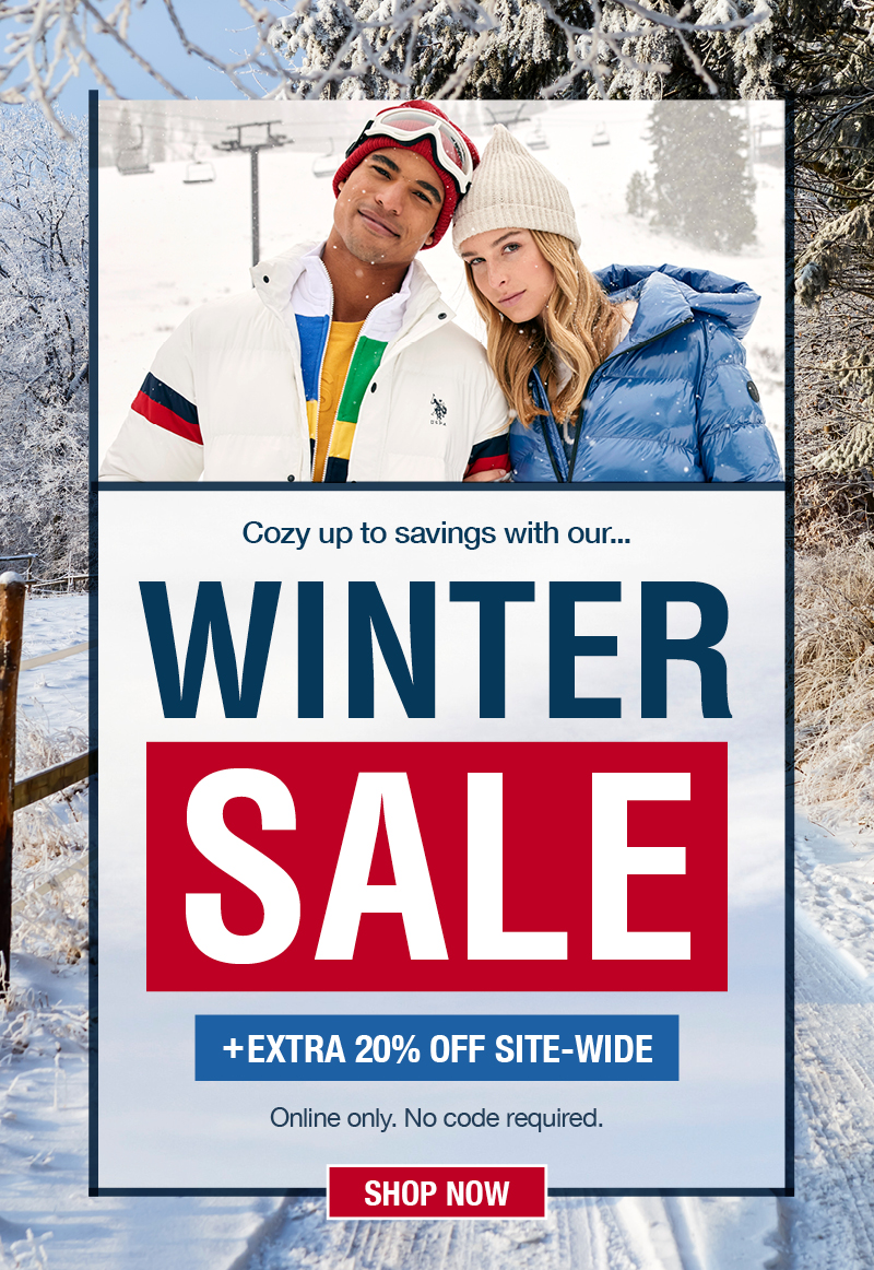 Cozy up to savings with our... Winter sale + Take an extra 20% off site-wide. Online only. No code required. Shop now