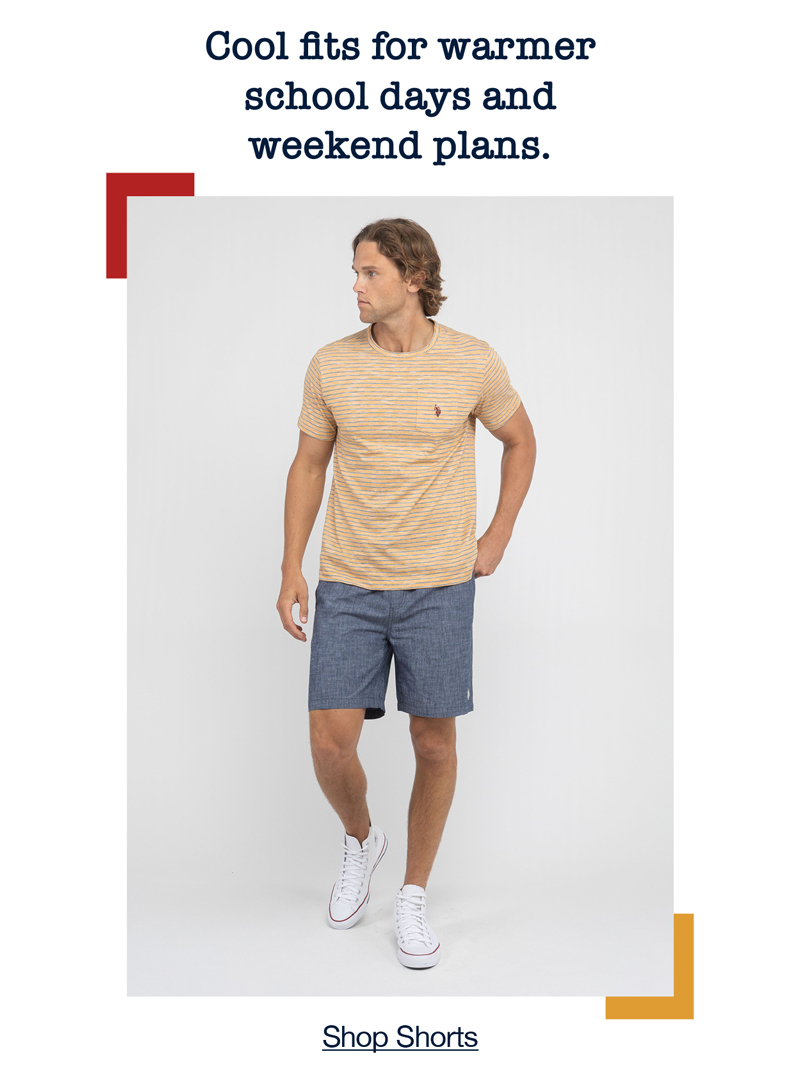 Cool fits for warmer school days and weekend plans. Shop shorts
