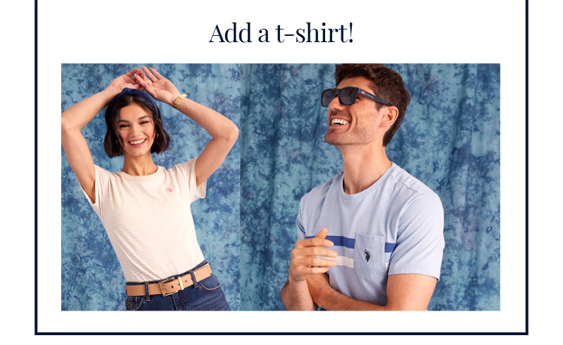 Add a t-shirt!