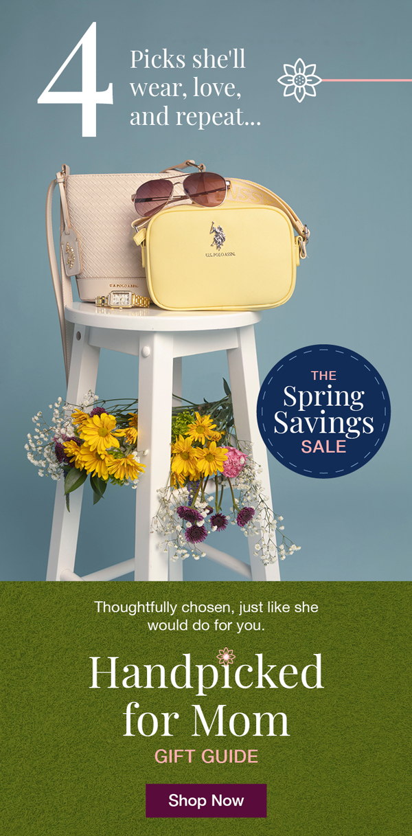 4 Picks she'll wear, love, and repeat...Thoughtfully chosen, just like she would do for you. Handpicked for mom gift guide shop now