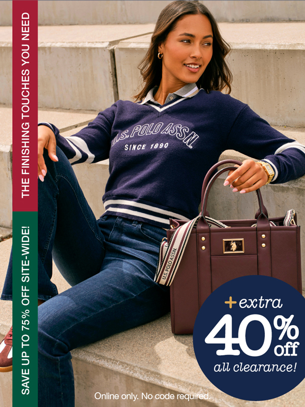 Save up to 75% off site-wide! The finishing touches you need. Plus extra 40% off all clearance. Online only. No code required.