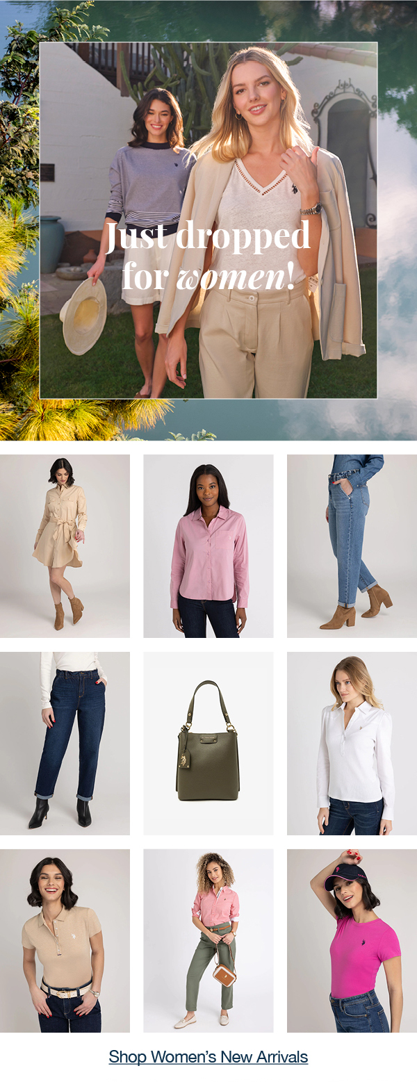Just dropped for women! Shop women's new arrivals