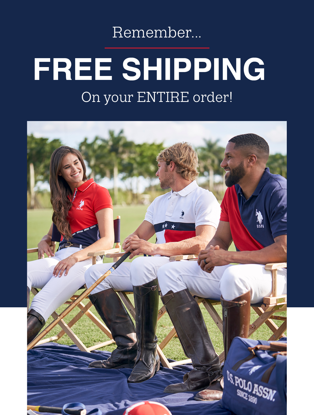 Here's just for being you! Free shipping on your entire order!