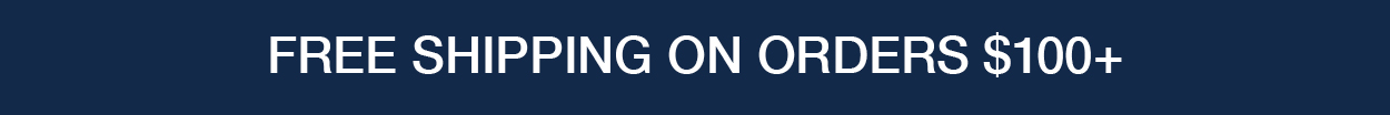 Free shipping on orders $100+
