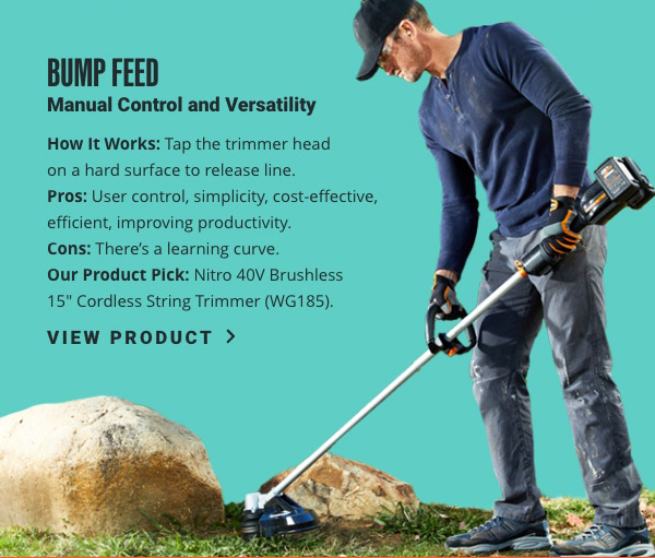 Bump Feed: Manual Control & Versatility - WG185