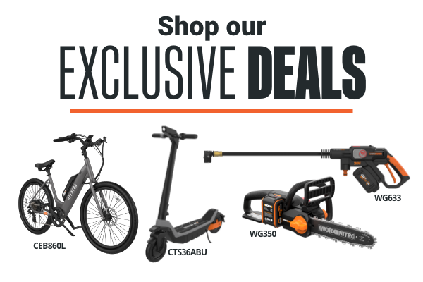 New Deals on String Trimmers, Blowers, Mowers, and a range of Lawn & Garden Tools