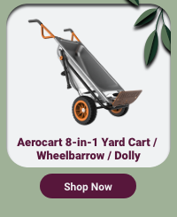 AEROCART 8-IN-1 YARD CART / WHEELBARROW / DOLLY