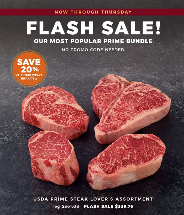 Steak Lover's Assortment Flash Sale