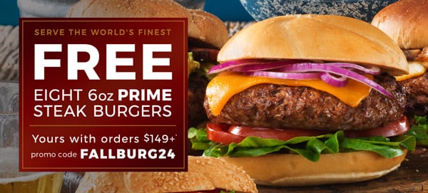 Free Prime Steak Burgers