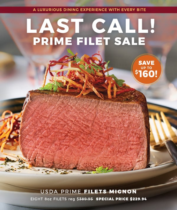 Prime Filet Sale!