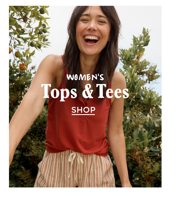 Women's Tops & Tees. SHOP