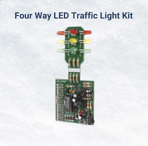 Four Way LED Traffic Light Kit