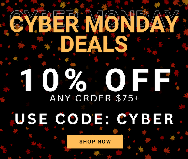 Cyber Monday Deal - 10% OFF