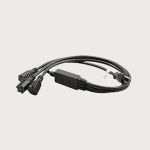 AC Power Cord Splitter 16 AWG SJT NEMA5-15P to Triple NEMA 5-15R 38 Inch