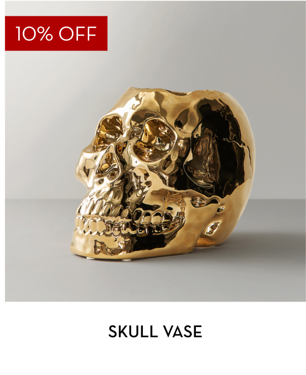 Skull Vase 10% Off