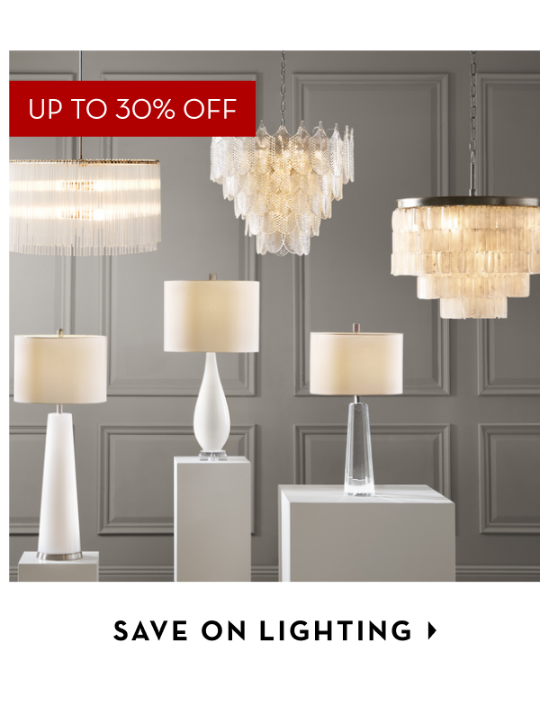 Up to 30% Off Lighting