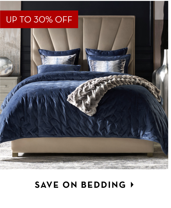 Up to 30% Off Bedding