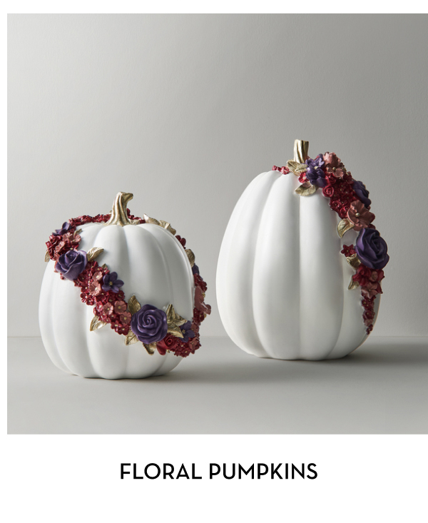 Floral Pumpkins