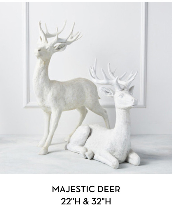 Majestic Deer 22"H & 32"H